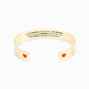 I will always be there for you heart bangle