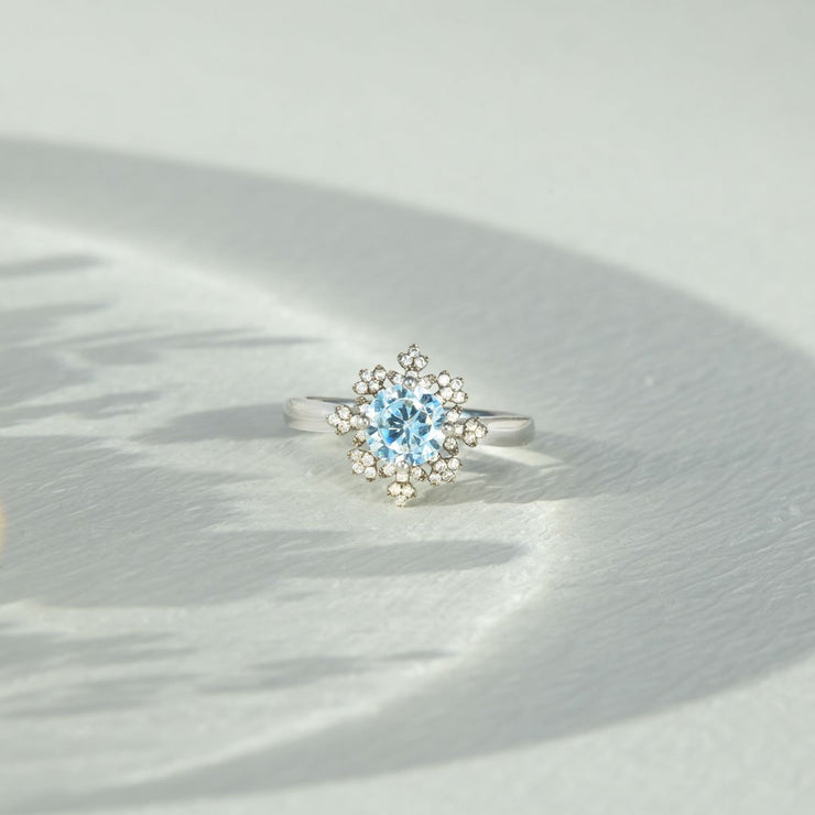 To Me You Are Perfect Snowflake Ring