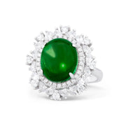 S925 Vintage Emerald  Ring