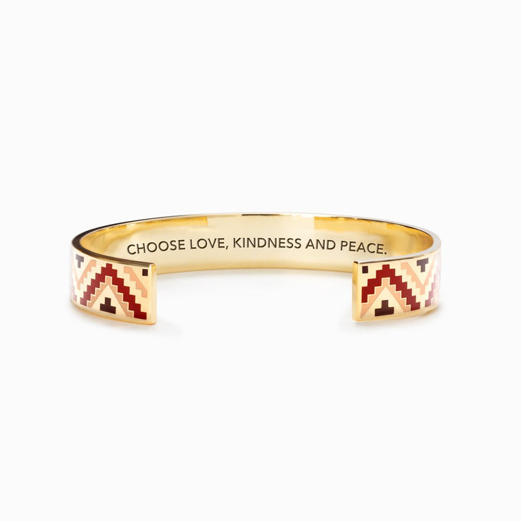 Choose Love Kindness and Peace Bohemia Bangle