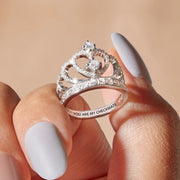 You Are My Checkmate Crown Ring