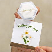 I'm Rooting For You Daisy Ring S925