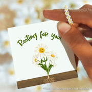 Rooting For You Daisy Ring