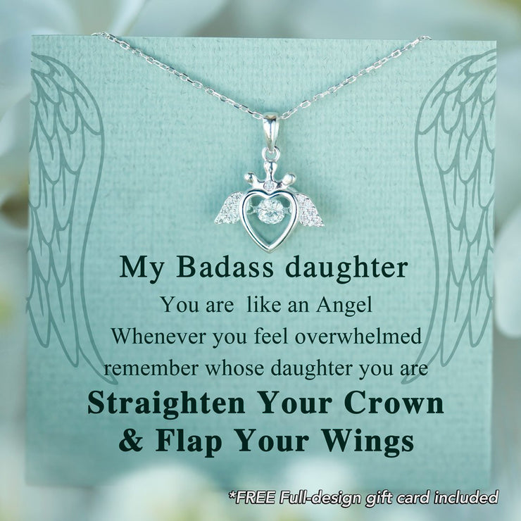Flap Your angel Wings necklace for daughter