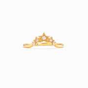 never stop looking up crown of stars ring