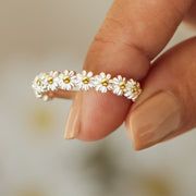 To My Daughter Always Thinking of You Daisy Ring S925