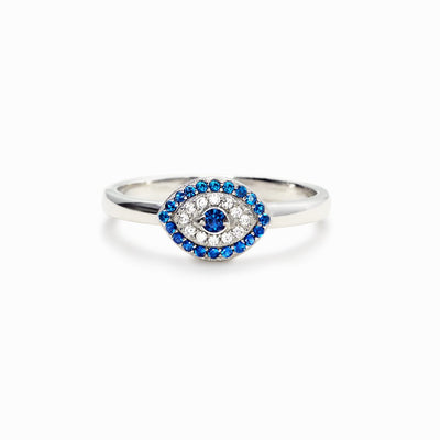 Sending You Good Vibes and Protection Evil Eye Ring