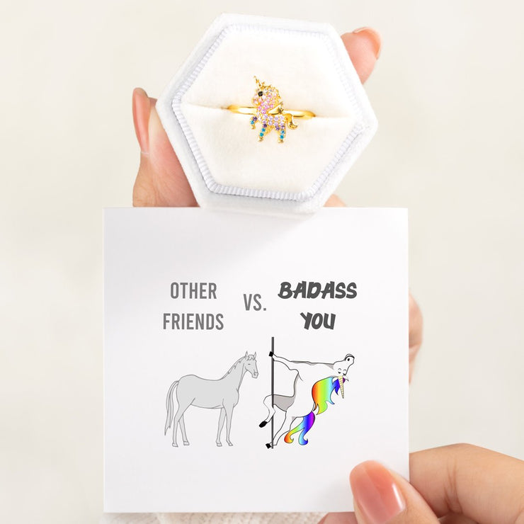 Other Friends vs. Badass You Unicorn Ring