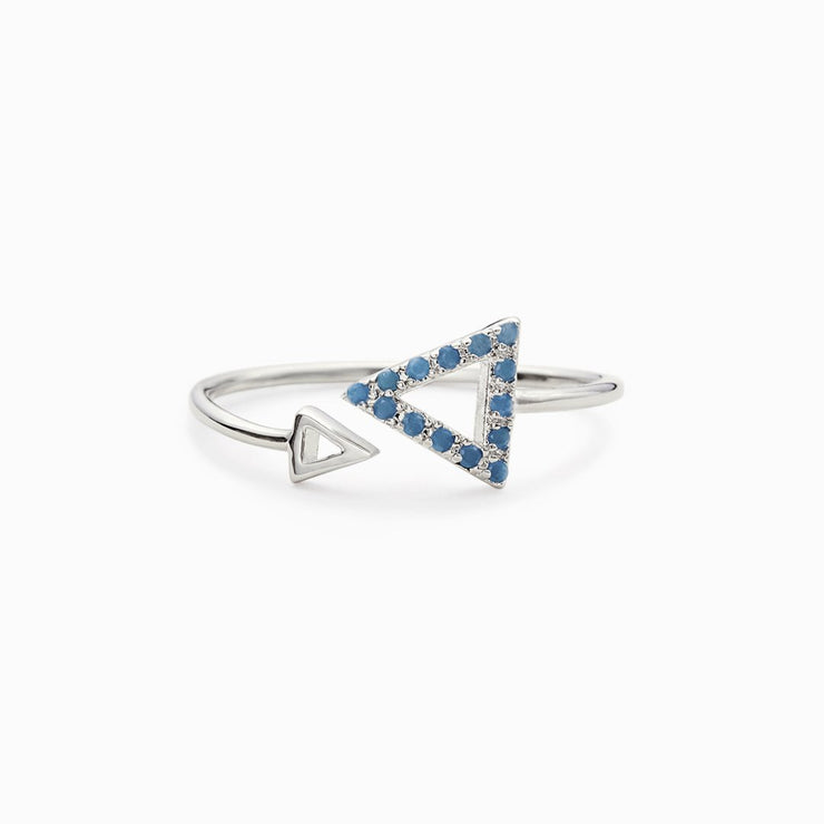 Thank You for Being My Badass Tribe Triangle Ring