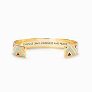 Choose Love Kindness and Peace Bohemia Bangle