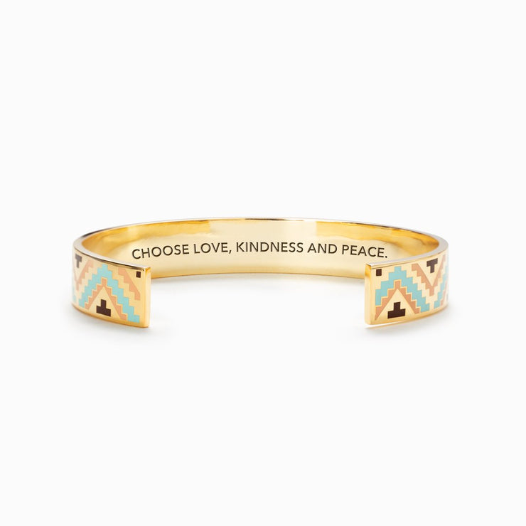 Choose Love Kindness and Peace Bohemia Bangle