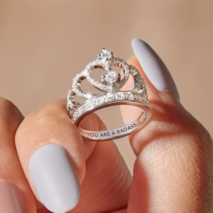 You Are a Badass Crown Ring